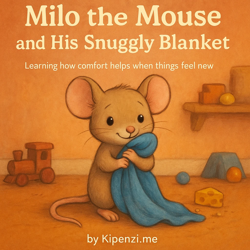 Milo the Mouse and His Snuggly Blanket Learning how comfort helps when things feel new.